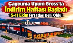 Çaycuma Uyum Gross’ta İndirim Haftası Başladı. 5-11 Ekim Fırsatları Belli Oldu