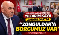 CHP Genel Başkan Yardımcısı Yıldırım Kaya Zonguldak'ta