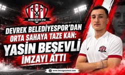 Devrek Belediyespor'dan Orta Sahaya Taze Kan: Yasin Beşevli İmzayı Attı