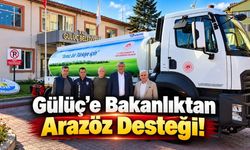 Zonguldak Ereğli Gülüç'e Bakanlıktan Arazöz Desteği