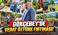 Vedat Başkan çalışıyor. Gökçebey uçuyor!