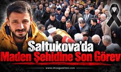 Saltukova'da Maden Şehidine Son Görev