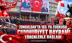 Zonguldak'ta 103. Yıl Coşkusu: Cumhuriyet Bayramı Törenlerle Başladı