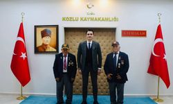 Kıbrıs Gazilerinden Kaymakam Evren Çakır’a Ziyaret