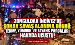 Zonguldak İncivez’de Sokak Savaş Alanına Döndü: Tekme, Yumruk ve Fayans Parçaları Havada Uçuştu