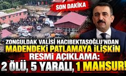 Zonguldak Valisi Hacıbektaşoğlu'ndan Madendeki Patlamaya İlişkin Resmi Açıklama: 2 Ölü, 5 Yaralı, 1 Mahsur!