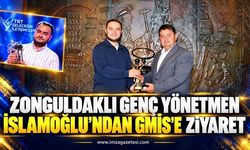 Zonguldaklı Genç Yönetmen Kağan İslamoğlu’ndan GMİS Genel Başkanı Hakan Yeşil’e teşekkür ziyareti