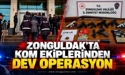 Zonguldak’ta KOM Ekiplerinden Dev Operasyon