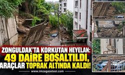 Zonguldak’ta Korkutan Heyelan: 49 Daire Boşaltıldı, Araçlar Toprak Altında Kaldı