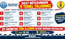 BES’ten 2027 Bütçesi İçin 9 Temel Talep: 21 Ekim'de Mitingde Buluşalım