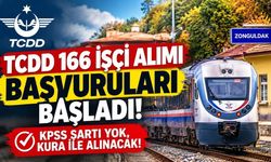 TCDD 166 İşçi Alımı Başvuruları Başladı: KPSS Şartı Yok, Kura İle Alınacak!