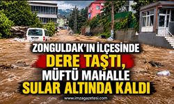 Zonguldak’ta Sağanak Yağış Hayatı Felç Etti: Bahçeli Evi Su Bastı!