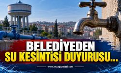 Belediyeden Su Kesintisi Duyurusu…