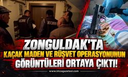 Zonguldak'ta Kaçak Maden ve Rüşvet Operasyonunun Görüntüleri Ortaya Çıktı