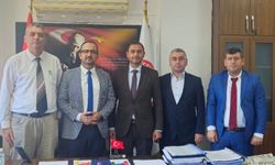 Sağlık-İş'ten BEUN Genel Sekreteri Prof. Dr. Furkan Başel'e Hayırlı Olsun Ziyareti