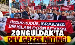 Zonguldak'ta Dev Gazze Mitingi