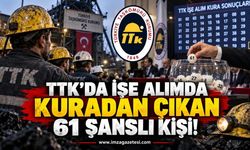 TTK’da İşe Alımda Kuradan Çıkan 61 Şanslı Kişi