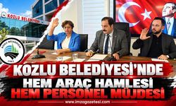 Kozlu Belediyesi’nde Hem Araç Hamlesi Hem Personel Müjdesi