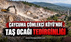 Çaycuma Çömlekçi Köyü’nde Taş Ocağı Tedirginliği: Köylüler Yetkililerden Açıklama Bekliyor