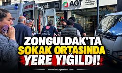 Zonguldak’ta Sokak Ortasında Yere Yığıldı