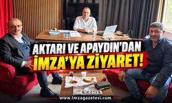 Aktarı ve Apaydın’dan İMZA’ya ziyaret!