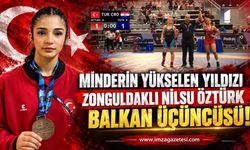 Minderin Yükselen Yıldızı Zonguldaklı Nilsu Öztürk Balkan Üçüncüsü