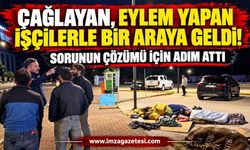 Mustafa Çağlayan, Eylem Yapan İşçilerle Bir Araya Geldi! Sorunun Çözümü İçin Adım Attı