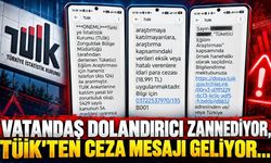Vatandaş dolandırıcı zannediyor, TÜİK'ten Ceza mesajı geliyor...