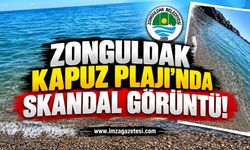 Zonguldak Kapuz Plajı'nda Skandal Görüntü