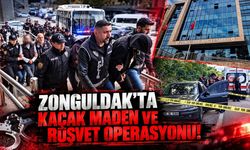 Zonguldak'ta Kaçak Maden ve Rüşvet Operasyonu