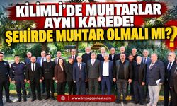Kilimli'de Muhtarlar Aynı Karede! Şehirde Muhtar Olmalı mı?