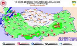 Meteoroloji Kuvvetli Yağış ve Rüzgâr Uyarısı Yaptı