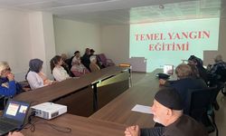 Huzurevindekilere Yangın Eğitimi…