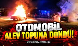 Otomobil alev topuna döndü!