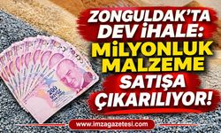 Zonguldak'ta Dev İhale: Milyonluk Malzeme Satışa Çıkarılıyor