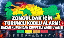 Zonguldak İçin Turuncu Kodlu Alarm! Bakan Kurum’dan Kuvvetli Yağış Uyarısı