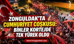 Zonguldak'ta Cumhuriyet Coşkusu: Binler Kortejde Tek Yürek Oldu