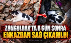 Zonguldak'ta 6 Gün Sonra Enkazdan Sağ Çıkarıldı