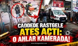 Caddede Rastgele Ateş Açtı: O Anlar Kamerada