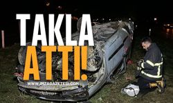 Zonguldak’ta otomobil takla attı: Yaralılar var...
