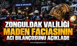 Zonguldak Valiliği Maden Faciasının Acı Bilançosunu Açıkladı!