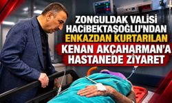 Hacıbektaşoğlu'ndan Enkazdan Kurtarılan Kenan Akçaharman'a Hastanede Ziyaret