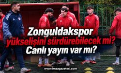 Zonguldakspor yükselişini sürdürebilecek mi? Canlı yayın var mı?