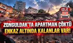 Zonguldak'ta 3 Katlı Bina Çöktü! 2 Kişi Enkaz Altında