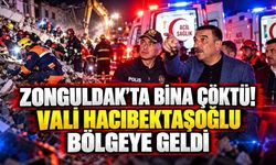 Zonguldak'ta Bina Çöktü! Vali Osman Hacıbektaşoğlu Olay Yerinde