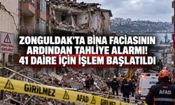Zonguldak'ta Bina Faciasının Ardından Tahliye Alarmı!