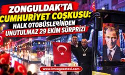 Zonguldak'ta Cumhuriyet Coşkusu: Halk Otobüslerinden Unutulmaz 29 Ekim Sürprizi