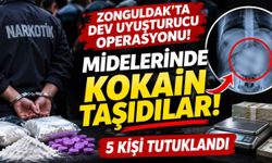 Zonguldak’ta Dev Uy*urucu Operasyonu! Midelerinde Taşıdılar: 5 Tutuklama!