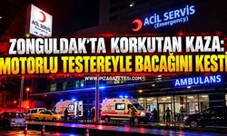 Zonguldak'ta Korkutan Kaza: Motorlu Testereyle Bacağını Kesti