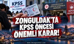 Zonguldak'ta KPSS Öncesi Önemli Karar!